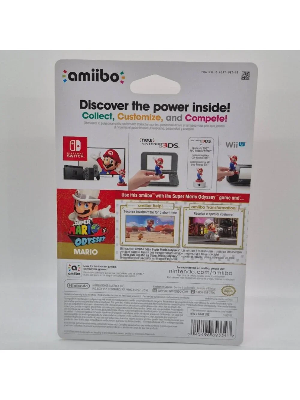 Mario Wedding amiibo Nintendo Super Mario Odyssey Figure New Sealed